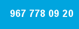 967 778 09 20 967 778 09 20